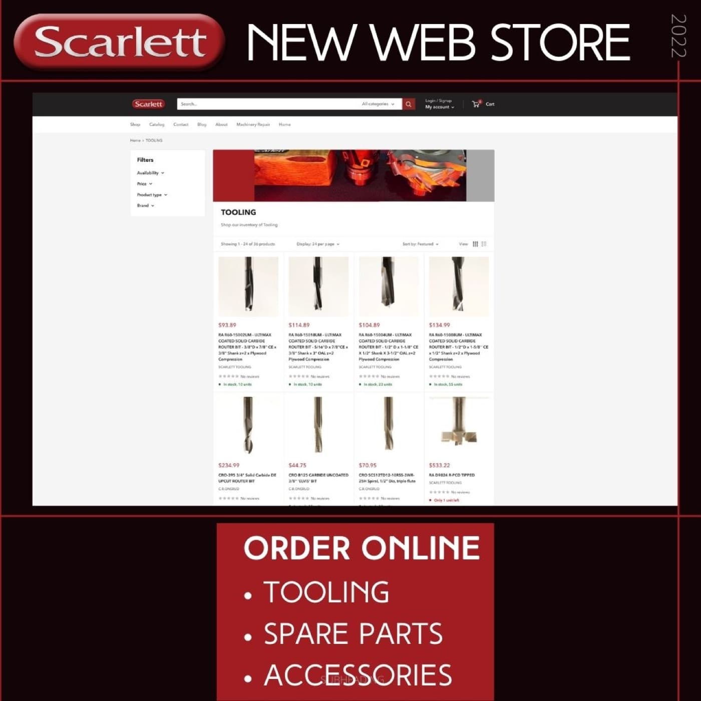 Scarlett has a New WEBSTORE!