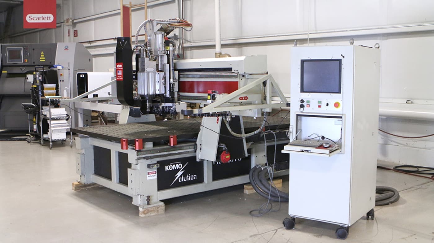 Used KOMO CNC ROUTER-VR 510TG