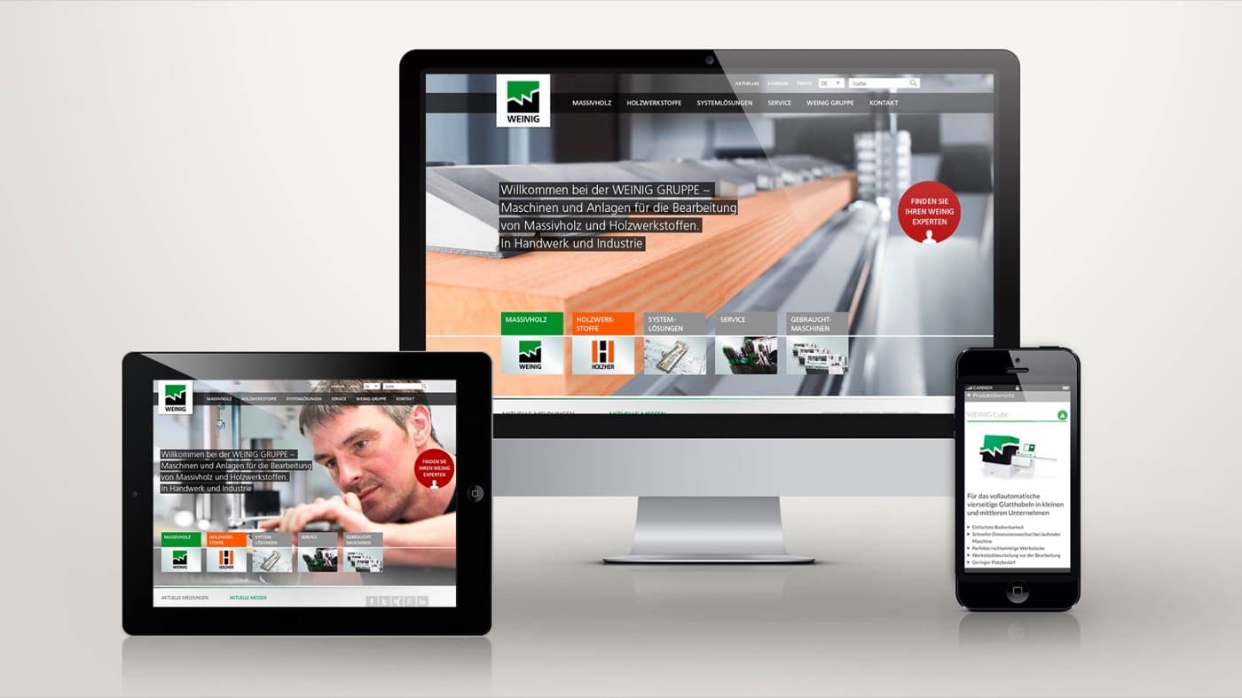 Weinig / Holzher Launch their New Website
