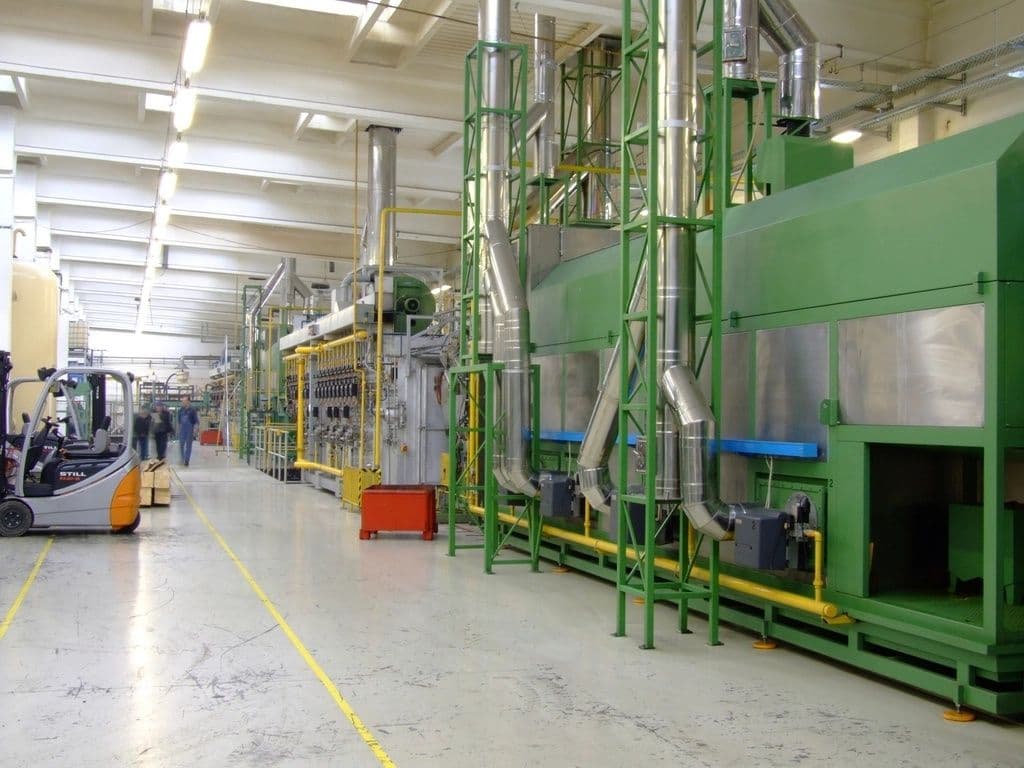 Food processing plant production line