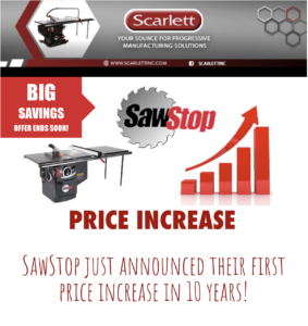 SawStop Price Increase