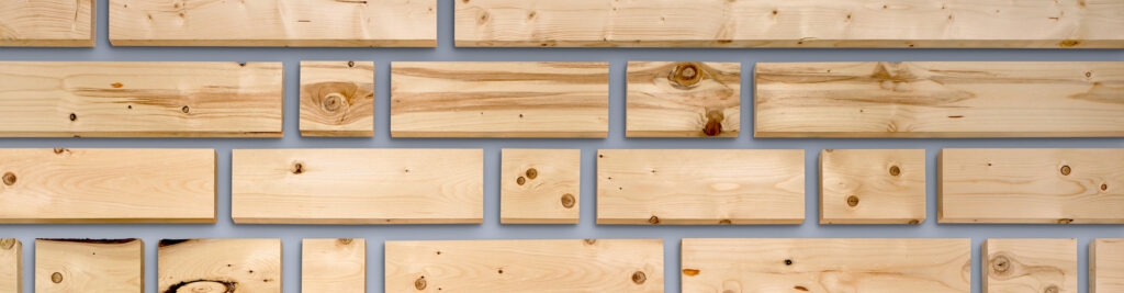 various cuts of wood