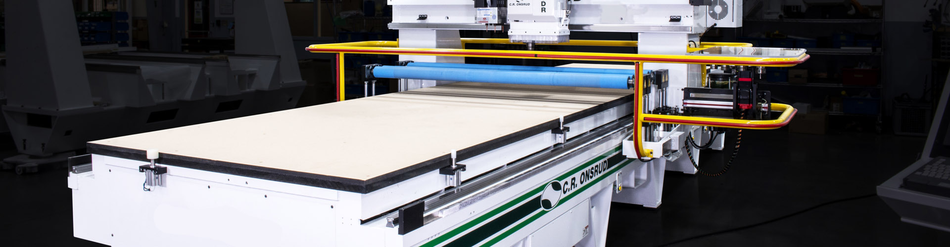 Roller Hold Down CNC Router