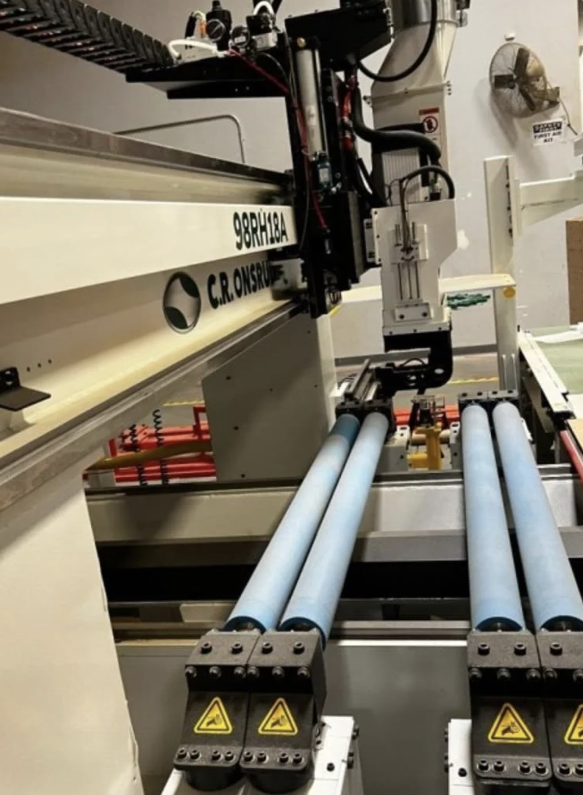 C.R ONSRUD 98RH18A CNC "Roller Hold Down Series" Machining Center